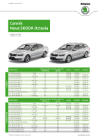 Skoda Octavia - cennik 2014 